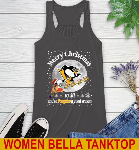 Pittsburgh Penguins Merry Christmas To All And To Penguins A Good Season NHL Hockey Sports Racerback Tank 10