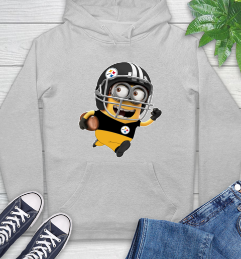 NFL Pittsburgh Steelers Minions Disney Football Sports Hoodie 6