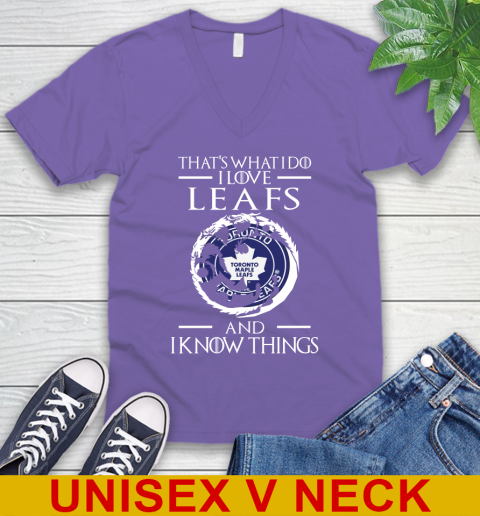 Toronto Maple Leafs NHL Hockey That's What I Do I Love My Team And I Know Things Game Of Thrones 54