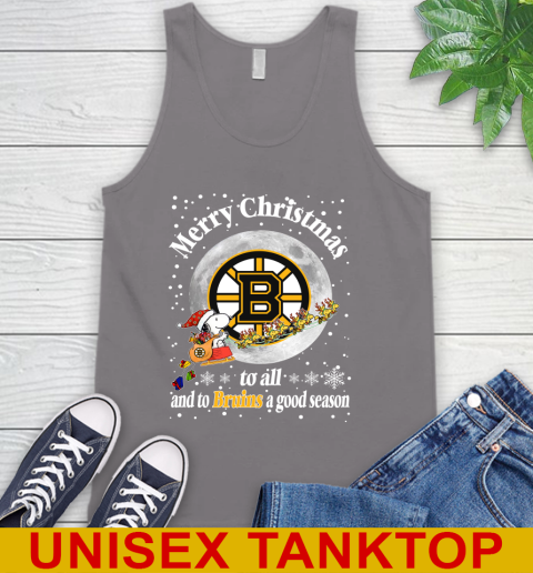 Boston Bruins Merry Christmas To All And To Bruins A Good Season NHL Hockey Sports Tank Top 6