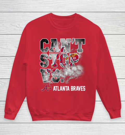 atlanta braves youth sweatshirt