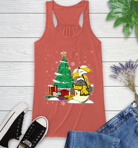 Los Angeles Chargers NFL Football Cute Tonari No Totoro Christmas Sports Racerback Tank 3