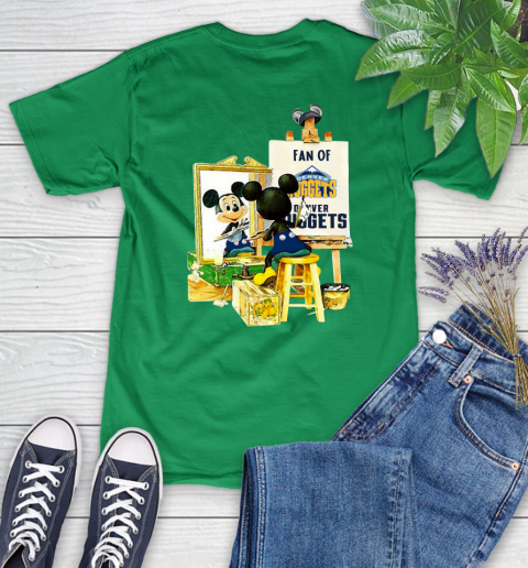NBA Basketball Denver Nuggets Mickey Drawing Shirt 88