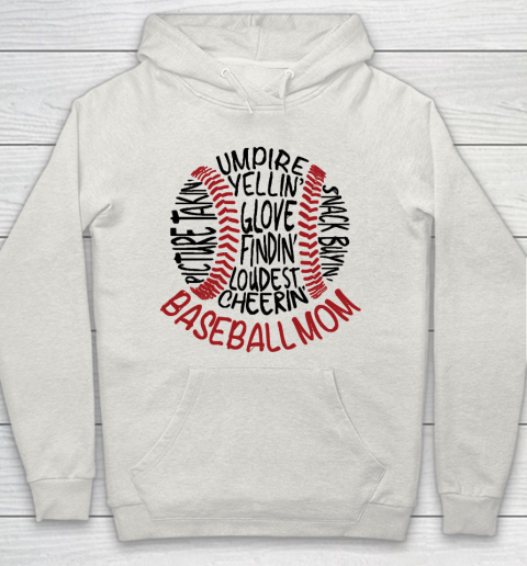Mother's Day Funny Gift Ideas Apparel  Baseball Mom 2 T Shirt Hoodie 8