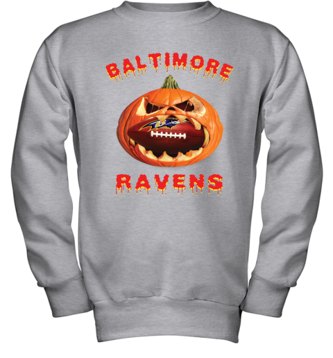 NFL Baltimore Ravens Halloween Pumpkin Football Sports - Rookbrand