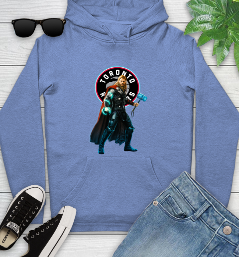 NBA Thor Avengers Endgame Basketball Toronto Raptors Youth Hoodie 13 NBA Thor Avengers Endgame Basketball Toronto Raptors Youth Hoodie - Image 13