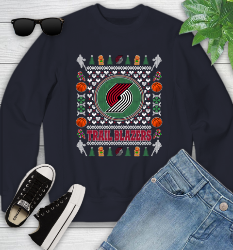 Portland Trail Blazers Merry Christmas NBA Basketball Loyal Fan Ugly Shirt 264