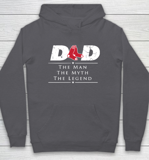 Boston Red Sox MLB Baseball Dad The Man The Myth The Legend Hoodie 4