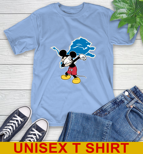 Detroit Lions NFL Football Dabbing Mickey Disney Sports T-Shirt 11
