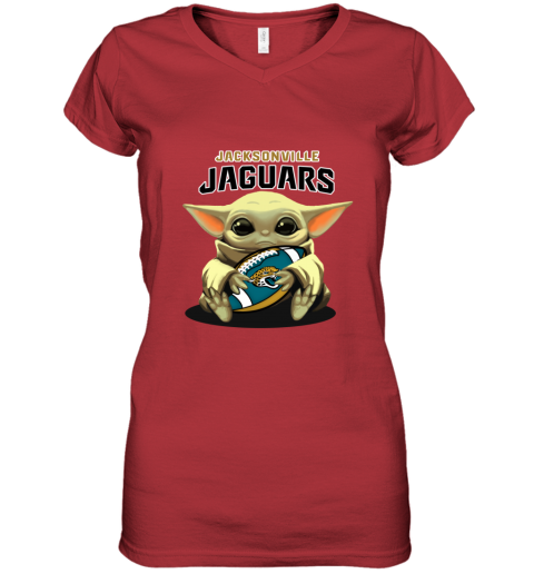 NFL Football Jacksonville Jaguars Baby Yoda Star Wars Shirt Racerback Tank