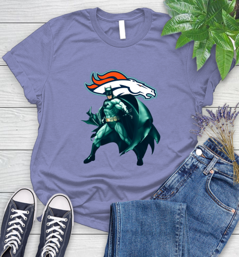 NFL Batman Football Sports Denver Broncos Women's T-Shirt 11