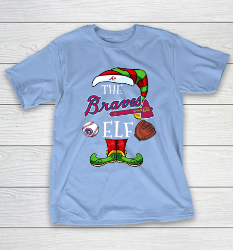 Atlanta Braves Christmas ELF Funny MLB T-Shirt 10