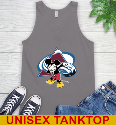 Colorado Avalanche NHL Hockey Dabbing Mickey Disney Sports Tank Top 7
