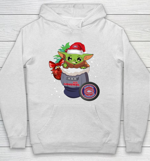 Montreal Canadiens Christmas Baby Yoda Star Wars Funny Happy NHL Hoodie
