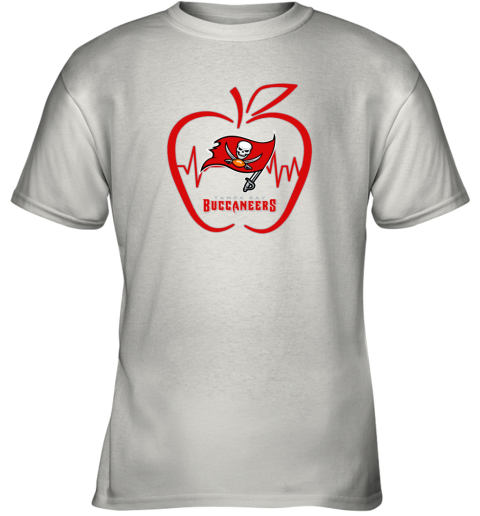 Apple Heartbeat Teacher Symbol Tampa Bay Buccaneers - Rookbrand