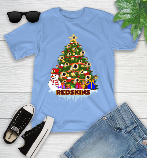 Washington Redskins Merry Christmas NFL Football Sports Youth T-Shirt 11