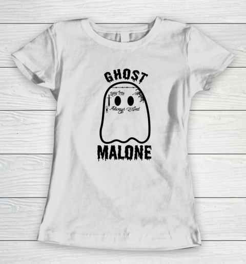Funny Halloween Spooky Season Fall Season Cute Ghost Malon Women's T-Shirt
