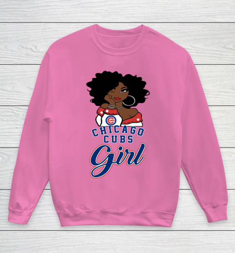 Chicago Cubs Girl MLB Youth Sweatshirt 7