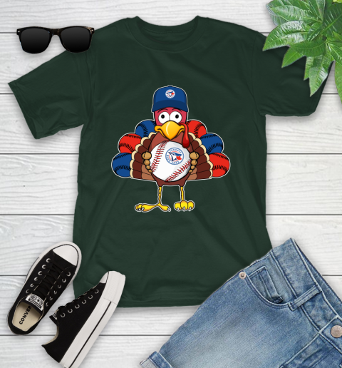 Toronto Blue Jays Turkey thanksgiving Youth T-Shirt 5