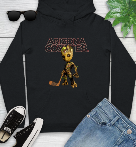 Arizona Coyotes NHL Hockey Groot Marvel Guardians Of The Galaxy Youth Hoodie 2
