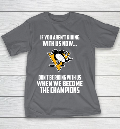 NHL Pittsburgh Penguins Hockey We Become The Champions Youth T-Shirt 5