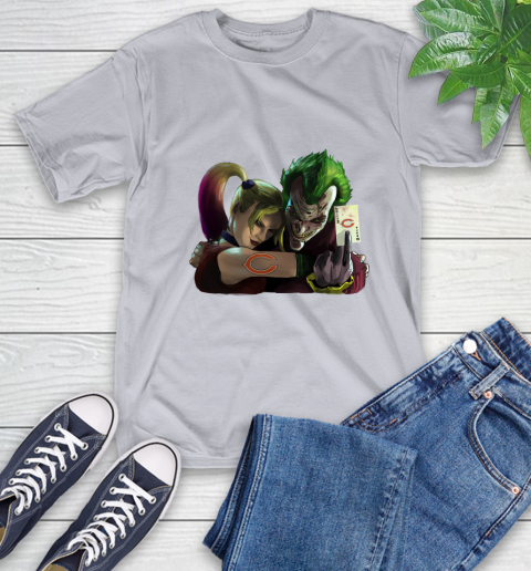 Chicago Bears NFL Football Joker Harley Quinn Suicide Squad T-Shirt 6