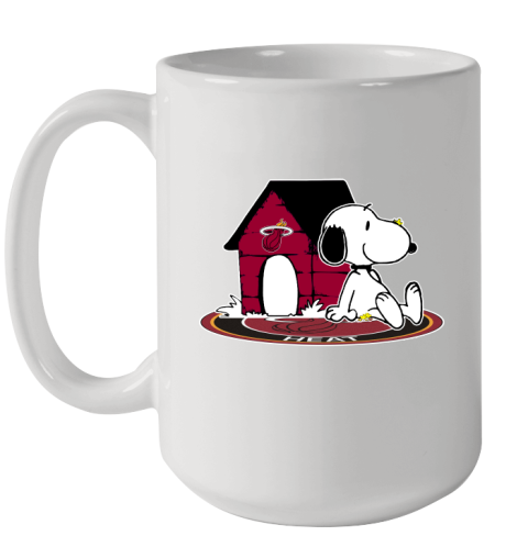 NBA Basketball Miami Heat Snoopy The Peanuts Movie Shirt Ceramic Mug 15oz