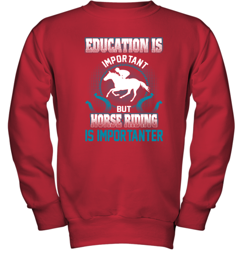 Horse sweatshirt deals youth