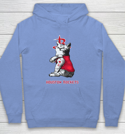 NBA Basketball My Cat Loves Houston Rockets Hoodie 8