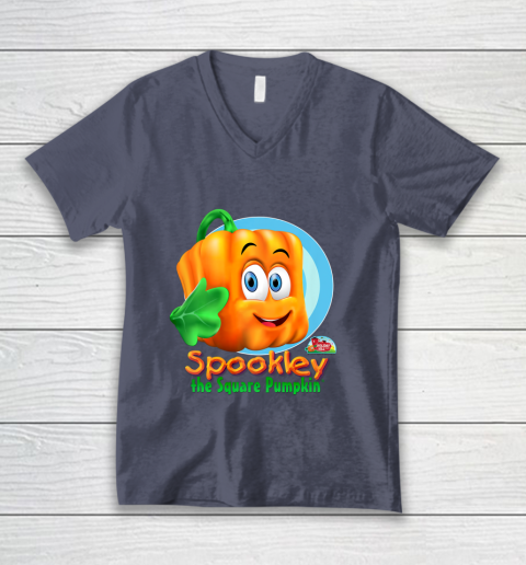 Spookley the Square Pumpkin Character V-Neck T-Shirt 8