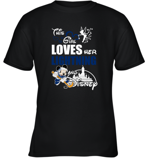 This Girl Love Her Tampa Bay Lightning And Mickey Disney Youth T-Shirt