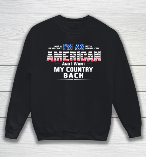 Veteran Shirt Patriot I Am An American Sweatshirt