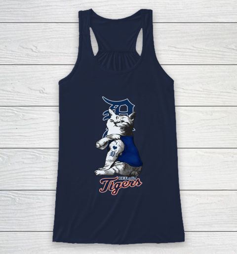 MLB Baseball My Cat Loves Detroit Tigers Racerback Tank 9 MLB Baseball My Cat Loves Detroit Tigers Racerback Tank - Image 9