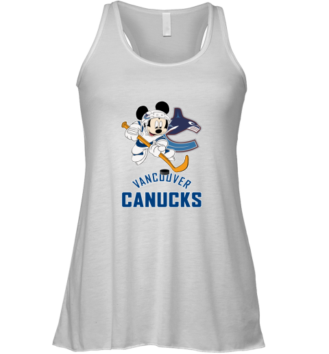 NHL Hockey Mickey Mouse Team Vancouver Canucks Racerback Tank