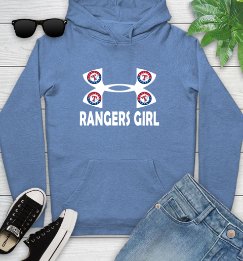 MLB Texas Rangers Under Armour Baseball Sports Youth Hoodie 13