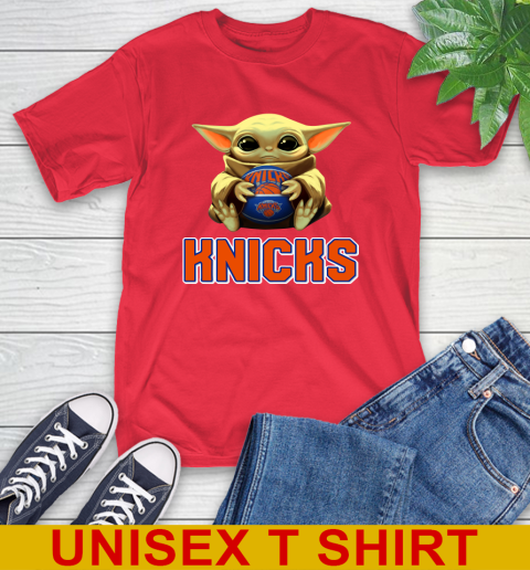 NBA Basketball New York Knicks Star Wars Baby Yoda Shirt 10