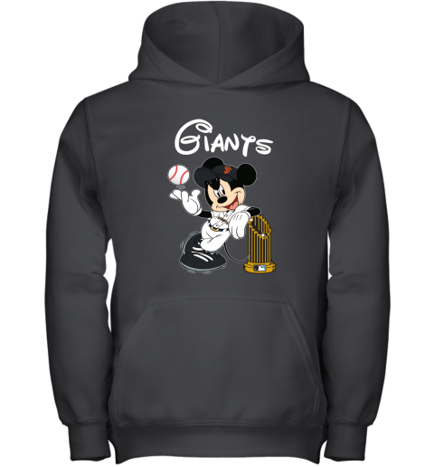 San Francisco Giants Mickey Taking The Trophy Mlb 2019 Youth Hoodie