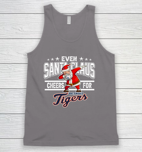 Detroit Tigers Even Santa Claus Cheers For Christmas MLB Tank Top 6