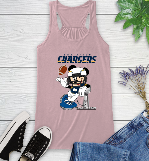 NFL San diego chargers Mickey Mouse Disney Super Bowl Football T Shirt Racerback Tank 11