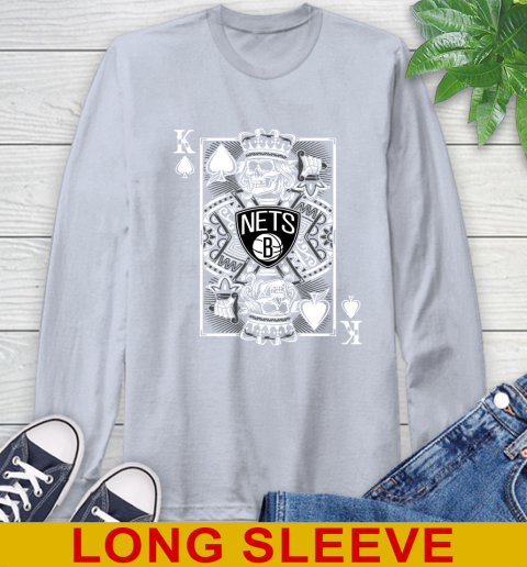Brooklyn Nets NBA Basketball The King Of Spades Death Cards Shirt Long Sleeve T-Shirt 6