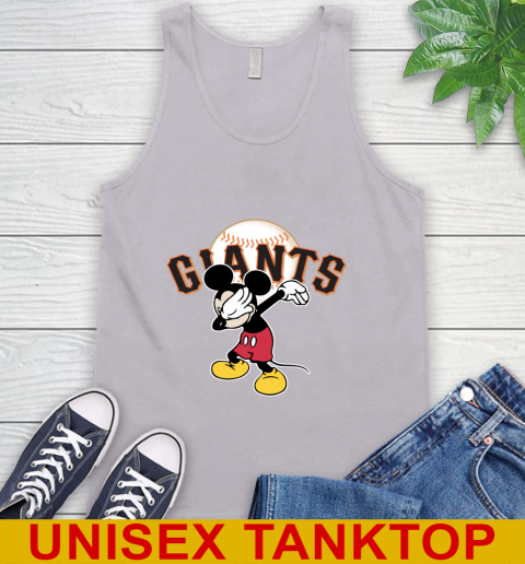 San Francisco Giants MLB Baseball Dabbing Mickey Disney Sports Tank Top 4