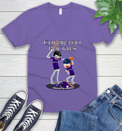 MLB Colorado Rockies Rick And Morty Baseball 57