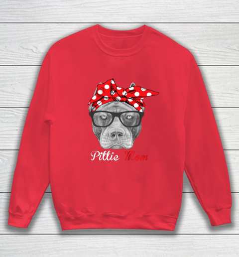 Dog Mom Shirt Pittie Mom Shirt for Pitbull Dog Lovers Mothers Day Sweatshirt 7