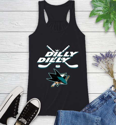NHL San Jose Sharks Dilly Dilly Hockey Sports Racerback Tank 2