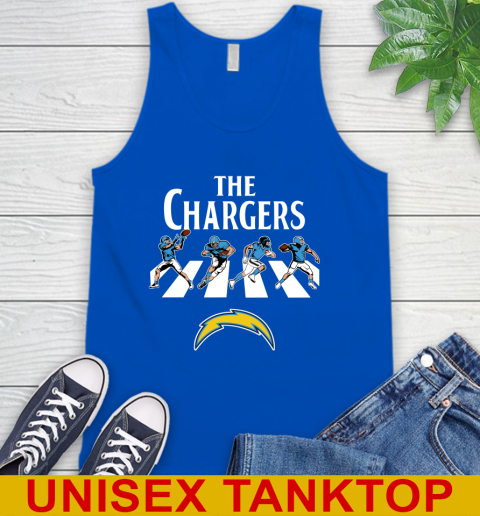 NFL Football Los Angeles Chargers The Beatles Rock Band Shirt Tank Top 4