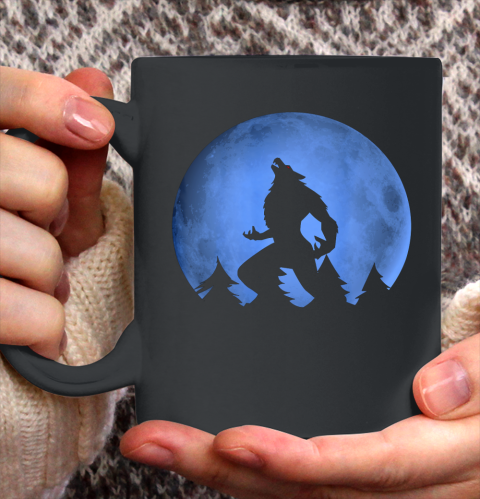 Werewolf Blue Moon wolf full moon on Halloween costume 2020 Ceramic Mug 11oz
