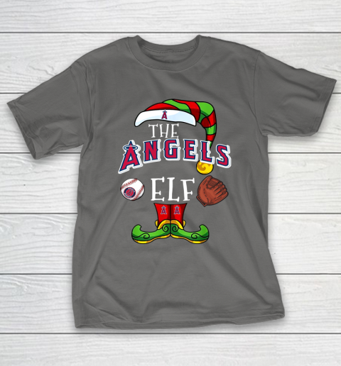 Los Angeles Angels Christmas ELF Funny MLB T-Shirt 8