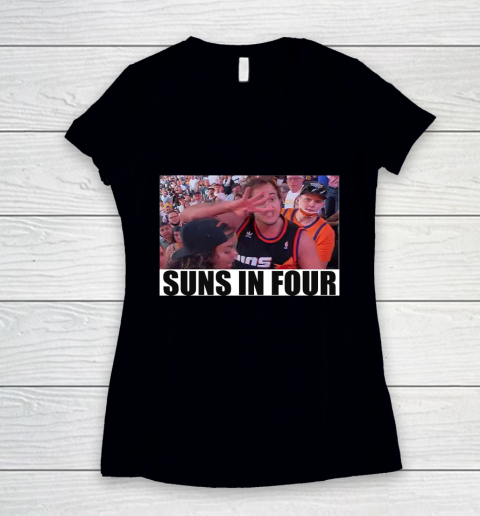 Suns In 4 Four Shirt Women's V-Neck T-Shirt