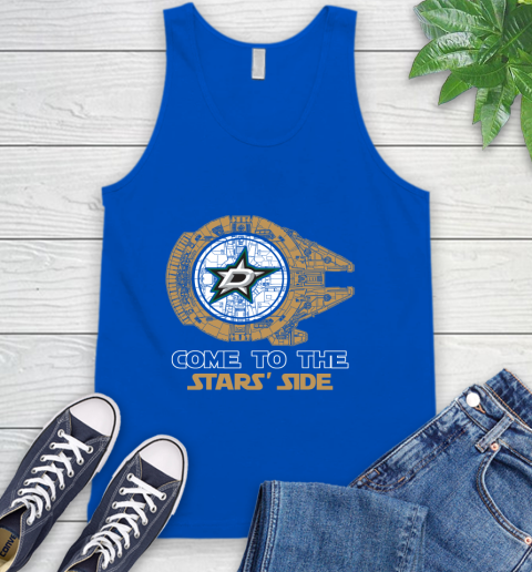 NHL Come To The Dallas Stars Wars Hockey Sports Tank Top 4
