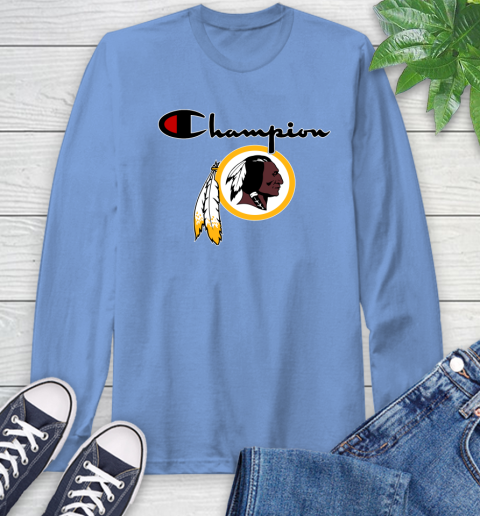 NFL Football Washington Redskins Champion Shirt Long Sleeve T-Shirt 10